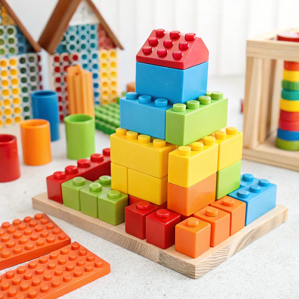 Colorful Building Blocks Set
