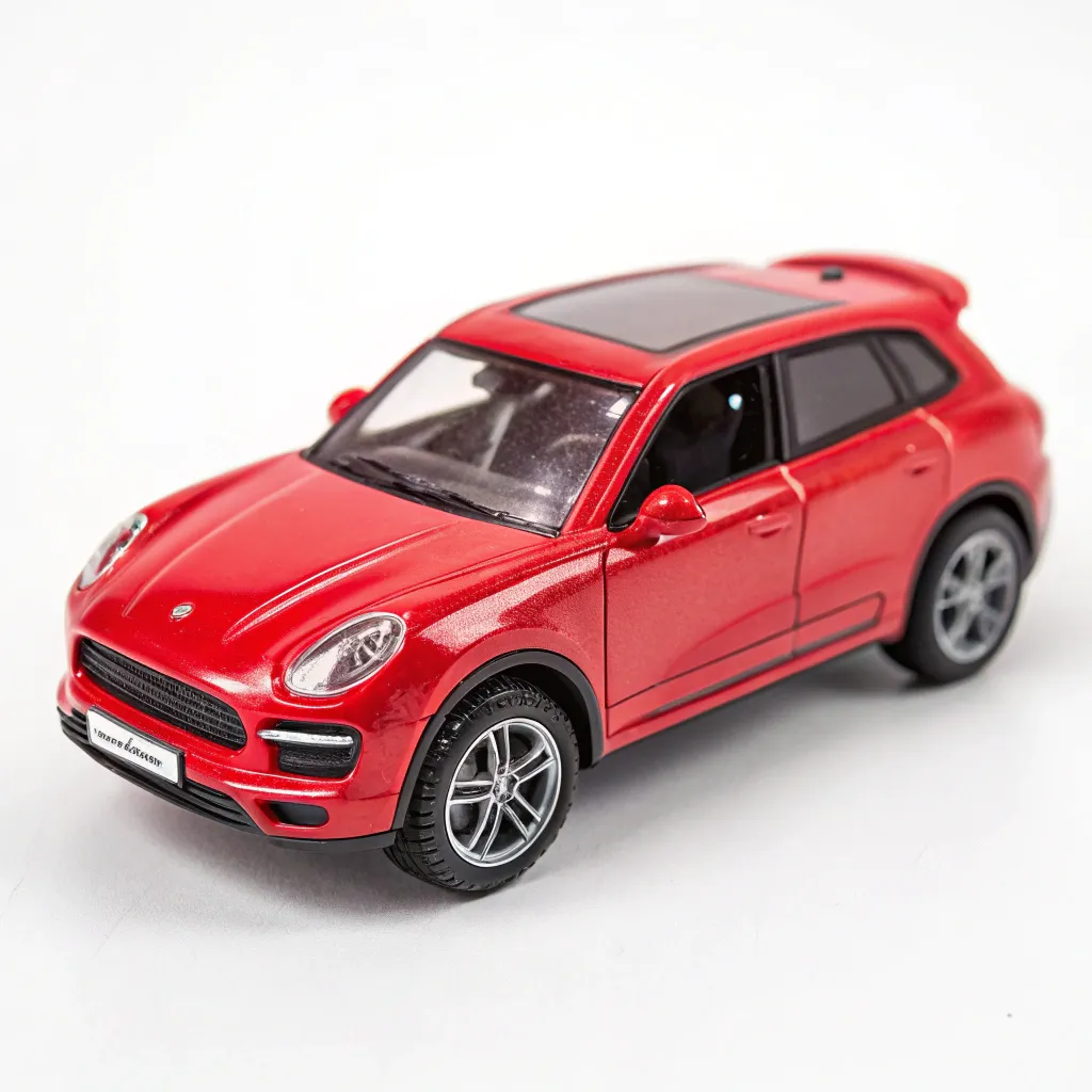 Bright Red Toy Car